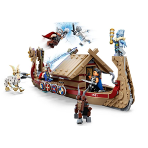 اسباب بازی لگو سری ابر قهرمانان 564 قطعه مدل کشتی ثور Boat Thor 77208_اسباب بازی لگو